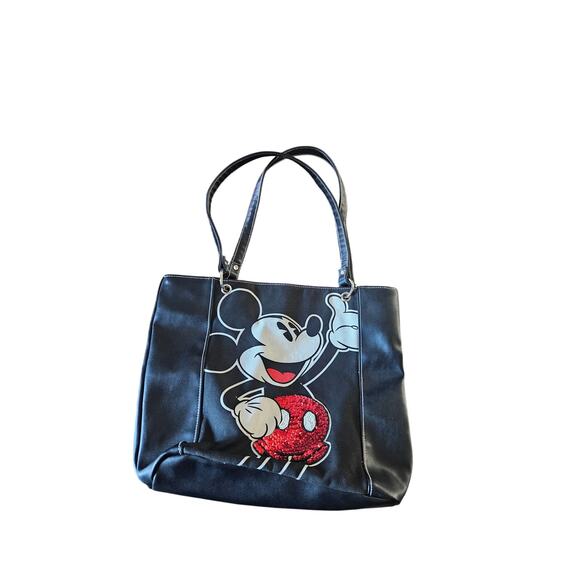 Disney Mickey Mouse Faux Leather Tote - Picture 1 of 6